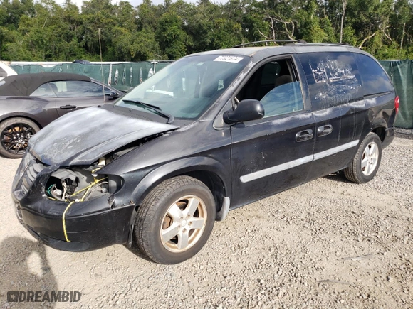 2006 Dodge Caravan SXT with VIN 1D4GP45R46B738943, listed as a Copart auction lot 70921874 with 0 mi miles and Salvage Title. Bid and sale history available at carsss.com. Image 1.