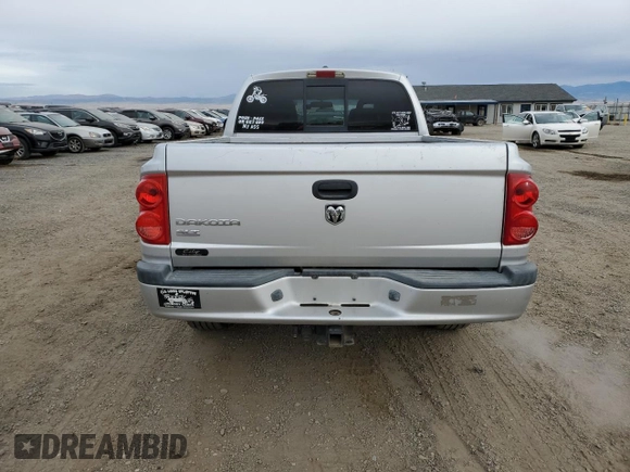 2007 Dodge Dakota SLT with VIN 1D7HW48K27S147617, listed as a Copart auction lot 74064254 with 150,069 mi miles and Clean Title. Bid and sale history available at carsss.com. Image 6.