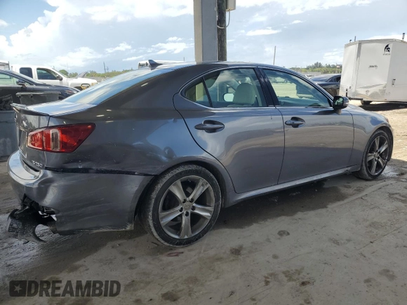 2013 Lexus IS 250 with VIN JTHBF5C26D5189164, listed as a Copart auction lot 61535915 with 103,277 mi miles and Salvage title. Bid and sale history available at DreamBid. Image 3.