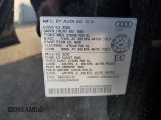2015 Audi Q7 3.0L TDI Vorsprung Edition with VIN WA1WMCFE8FD005218, listed as a Copart auction lot 75849274 with 0 mi miles and Salvage Title. Bid and sale history available at carsss.com. Image 14.
