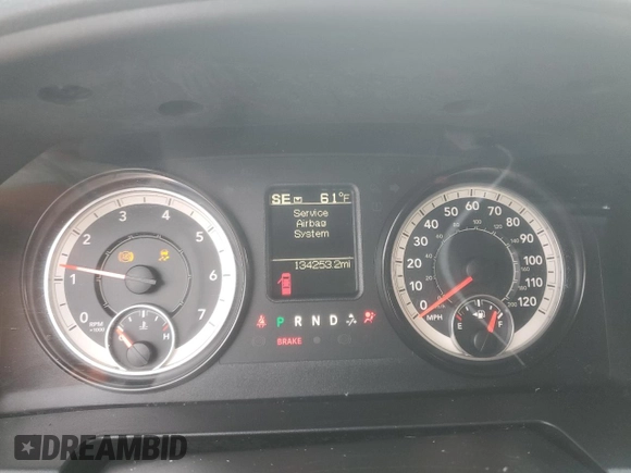 2017 Ram 1500 Express with VIN 1C6RR7FT5HS523223, listed as a Copart auction lot 85020394 with 134,253 mi miles and Salvage Title. Bid and sale history available at carsss.com. Image 9.