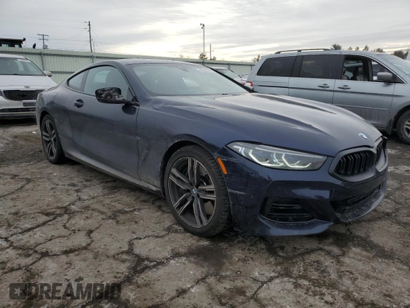 2023 BMW 8 Series 840i with VIN WBAAE4C06PCM57720, listed as a Copart auction lot 80392103 with 19,432 mi miles. Bid and sale history available at carsss.com. Image 4.