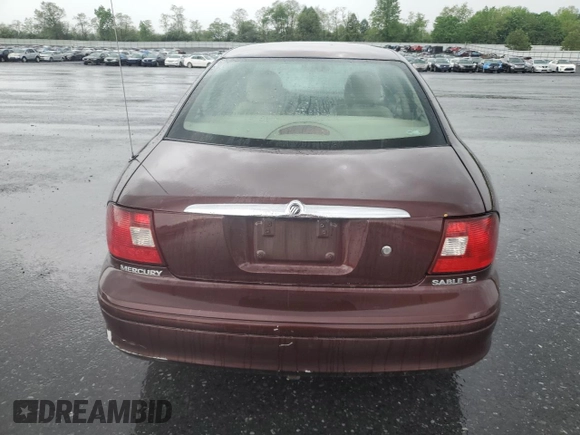 2001 Mercury Sable LS with VIN 1MEHM55S01G642160, listed as a Copart auction lot 55832175 with 79,554 mi miles and Clean Title. Bid and sale history available at DreamBid. Image 6.