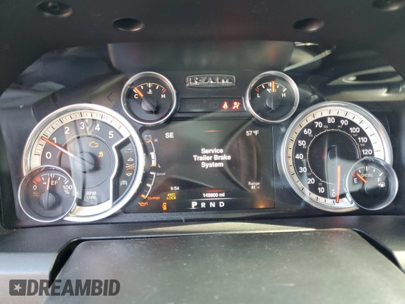 2016 Ram 1500 Big Horn с VIN 1C6RR7LM0GS158347, выставлен на аукционе Copart как лот 52019465 с пробегом 149 800 миль миль и Списание • Salvage title. История ставок и продаж доступна на DreamBid. Изображение 9.