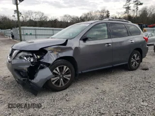 2017 Nissan Pathfinder SV z VIN 5N1DR2MN5HC909799, wystawiony jako Copart lot #43310305 z przebiegiem 69 599 mil mil oraz Szkody całkowita. Historia ofert i sprzedaży dostępna na DreamBid. Obrazek 1.