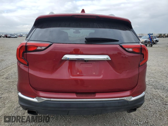 2020 GMC Terrain SLT with VIN 3GKALPEX2LL172598, listed as a Copart auction lot 53658905 with 58,697 mi miles and Salvage title. Bid and sale history available at DreamBid. Image 6.