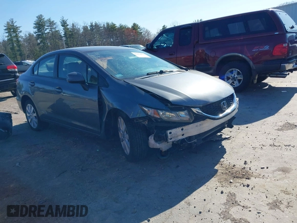 2013 Honda Civic LX with VIN 2HGFB2F52DH596556, listed as a IAAI auction lot 42054070 with 129,721 mi miles and . Bid and sale history available at DreamBid. Image 1.