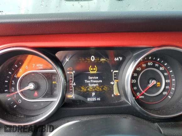 2020 Jeep Wrangler Unlimited Rubicon с VIN 1C4HJXFNXLW131160, выставлен на аукционе Copart как лот 54761455 с пробегом 85 225 миль миль и Списание • Salvage title. История ставок и продаж доступна на DreamBid. Изображение 9.