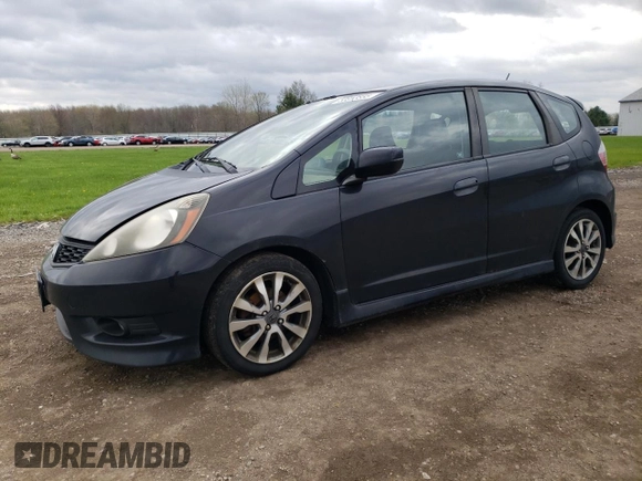2013 Honda Fit Sport with VIN JHMGE8H51DC009050, listed as a Copart auction lot 53913855 with 207,199 mi miles and Salvage Title. Bid and sale history available at carsss.com. Image 1.
