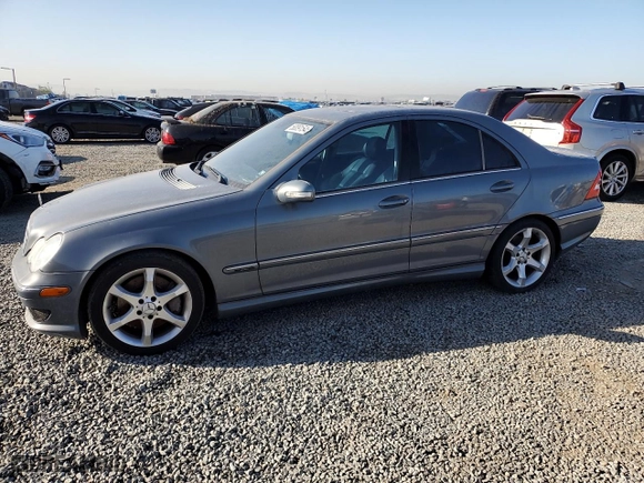 2007 Mercedes-Benz C-Class 2.5L Sport with VIN WDBRF52H47F899358, listed as a Copart auction lot 50091545 with 253,376 mi miles and Salvage Title. Bid and sale history available at carsss.com. Image 1.