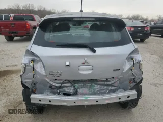 2023 Mitsubishi Mirage Black Edition with VIN ML32AWHJ7PH006897, listed as a Copart auction lot 48814125 with 25,132 mi miles and Salvage title. Bid and sale history available at DreamBid. Image 6.