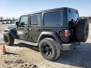 2022 Jeep Wrangler Unlimited Sport with VIN 1C4HJXDG4NW206622, listed as a Copart auction lot 47971005 with 62,240 mi miles and Salvage Title. Bid and sale history available at DreamBid. Image 2.