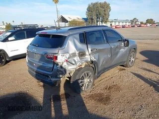 2019 Jeep Compass Altitude with VIN 3C4NJCBB0KT743606, listed as a IAAI auction lot 41468490 with 57,787 mi miles and . Bid and sale history available at DreamBid. Image 4.