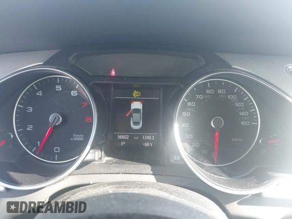 2016 Audi A5 Premium with VIN WAUD2AFHXGN005246, listed as a IAAI auction lot 42595647 with 56,602 mi miles and . Bid and sale history available at DreamBid. Image 7.