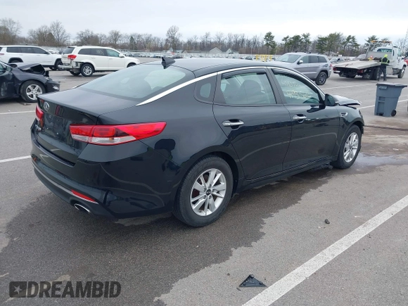 2018 Kia Optima LX with VIN 5XXGT4L33JG240159, listed as a IAAI auction lot 41935612 with 58,756 mi miles and . Bid and sale history available at carsss.com. Image 4.