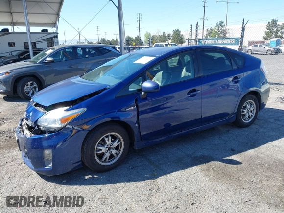 2011 Toyota Prius I with VIN JTDKN3DU8B0259962, listed as a IAAI auction lot 41851859 with 314,714 mi miles. Bid and sale history available at carsss.com. Image 17.