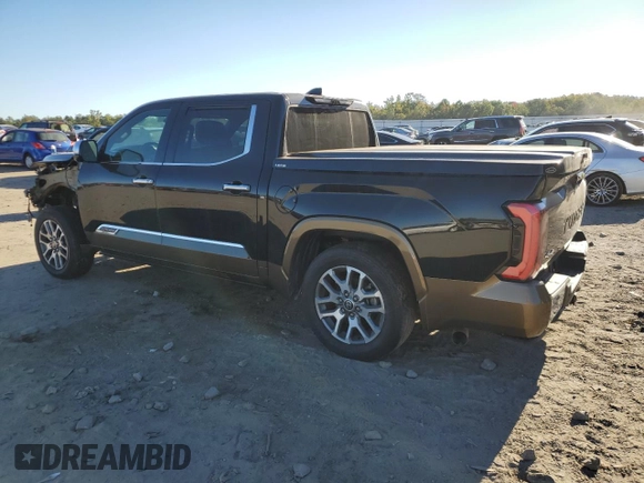 2022 Toyota Tundra 1794 Edition with VIN 5TFMA5DB6NX009193, listed as a Copart auction lot 74429534 with 49,570 mi miles and Salvage title. Bid and sale history available at DreamBid. Image 2.