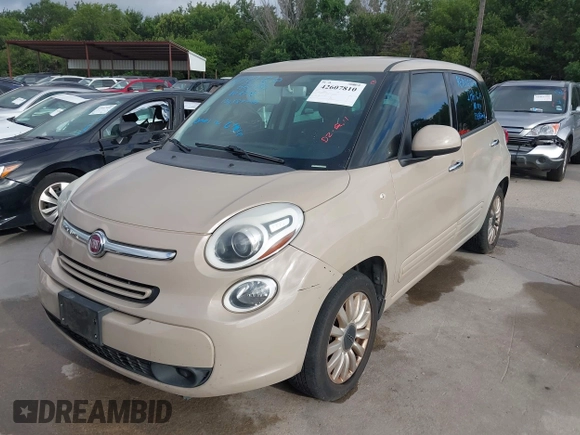 2017 FIAT 500L Pop with VIN ZFBCFAAH4HZ039822, listed as a IAAI auction lot 42607810 with 134,587 mi miles and . Bid and sale history available at DreamBid. Image 2.