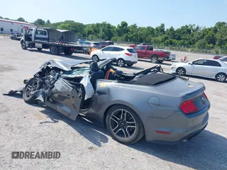 2021 Ford Mustang EcoBoost with VIN 1FATP8UH2M5130965, listed as a IAAI auction lot 39360024 with Not Provided miles and . Bid and sale history available at carsss.com. Image 3.
