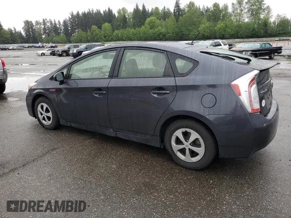 2014 Toyota Prius Four with VIN JTDKN3DU7E1765779, listed as a Copart auction lot 54732735 with 86,835 mi miles and Salvage Title. Bid and sale history available at carsss.com. Image 2.