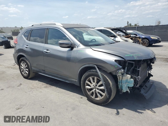2017 Nissan Rogue SV with VIN KNMAT2MT0HP530855, listed as a Copart auction lot 54010415 with 87,443 mi miles and Salvage Title. Bid and sale history available at carsss.com. Image 4.