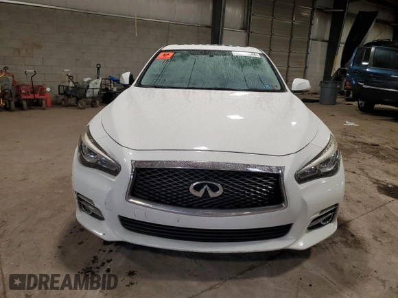 2017 Infiniti Q50 Signature Edition with VIN JN1EV7AP8HM742195, listed as a Copart auction lot 85845844 with 129,570 mi miles and Salvage title. Bid and sale history available at DreamBid. Image 5.