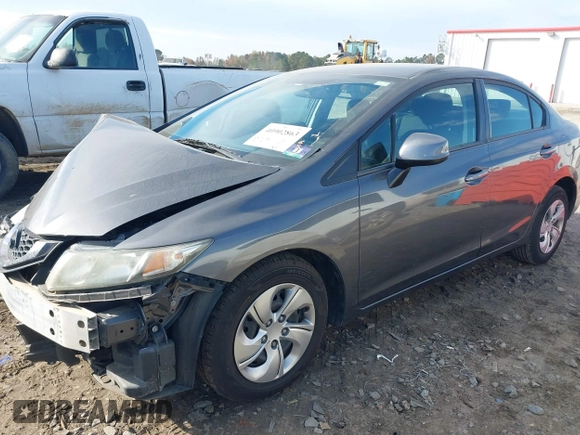 2013 Honda Civic LX with VIN 2HGFB2F51DH506930, listed as a IAAI auction lot 40902863 with 110,339 mi miles and . Bid and sale history available at DreamBid. Image 2.