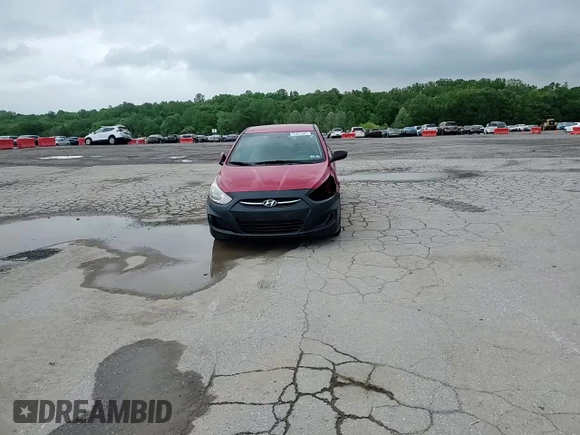 2015 Hyundai Accent GS with VIN KMHCT5AE8FU220916, listed as a Copart auction lot 55461005 with 197,811 mi miles and Salvage Title. Bid and sale history available at carsss.com. Image 13.