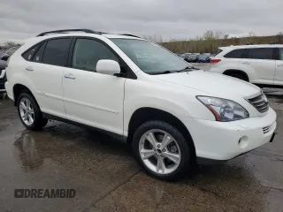 2008 Lexus RX 400h with VIN JTJHW31U382857124, listed as a Copart auction lot 54264275 with 241,588 mi miles and Salvage Title. Bid and sale history available at DreamBid. Image 4.