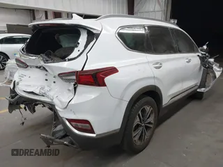 2019 Hyundai Santa Fe Ultimate with VIN 5NMS53AA9KH013271, listed as a IAAI auction lot 41751538 with 89,559 mi miles. Bid and sale history available at carsss.com. Image 4.