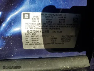 2017 Chevrolet Colorado 4WD Z71 with VIN 1GCGTDEN8H1228156, listed as a Copart auction lot 49294545 with 0 mi miles and Salvage Title. Bid and sale history available at carsss.com. Image 13.