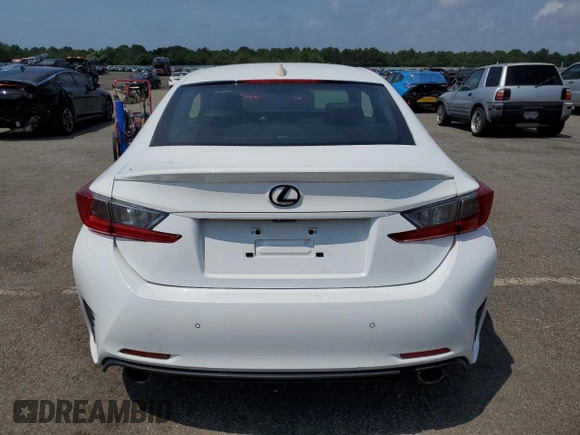 2016 Lexus RC 350 F Sport with VIN JTHSE5BC5G5006161, listed as a Copart auction lot 65256264 with 94,976 mi miles and Non repairable. Bid and sale history available at DreamBid. Image 6.