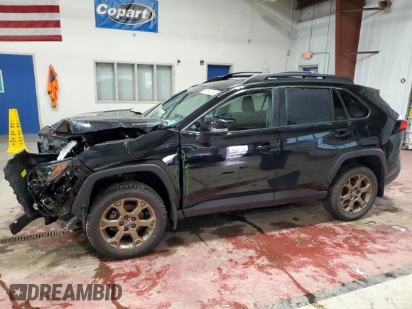 2023 Toyota RAV4 Hybrid XLE with VIN 2T3UWRFV6PW173891, listed as a Copart auction lot 86754714 with 37,120 mi miles and Salvage Title. Bid and sale history available at carsss.com. Image 1.