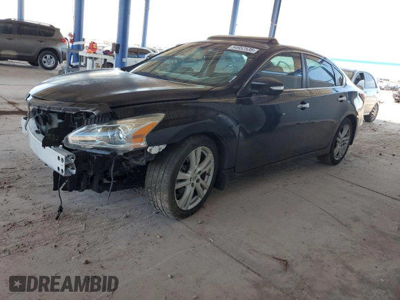 2015 Nissan Altima SL with VIN 1N4BL3AP1FC154307, listed as a Copart auction lot 54952535 with 117,117 mi miles and Salvage Title. Bid and sale history available at carsss.com. Image 1.