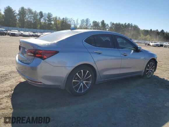 2015 Acura TLX V6 Tech with VIN 19UUB3F5XFA007378, listed as a Copart auction lot 75168544 with 105,308 mi miles and Salvage Title. Bid and sale history available at carsss.com. Image 3.