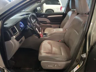 2014 Toyota Highlander XLE with VIN 5TDJKRFH1ES038809, listed as a Copart auction lot 54033525 with 115,730 mi miles and Salvage Title. Bid and sale history available at carsss.com. Image 7.