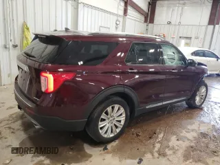 2022 Ford Explorer Limited with VIN 1FMSK8FH6NGB23620, listed as a Copart auction lot 41343345 with 50,318 mi miles and Salvage Title. Bid and sale history available at carsss.com. Image 3.