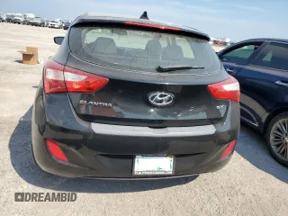 2013 Hyundai Elantra GT with VIN KMHD35LE0DU109422, listed as a Copart auction lot 75534324 with 0 mi miles and Salvage Title. Bid and sale history available at carsss.com. Image 6.