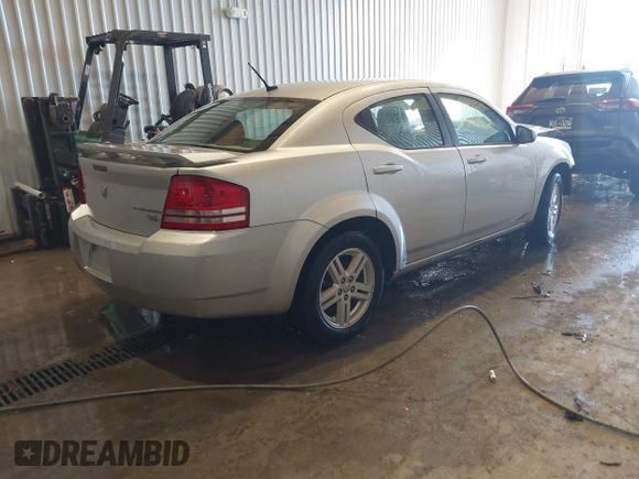 2010 Dodge Avenger R/T with VIN 1B3CC5FB8AN235892, listed as a IAAI auction lot 41630256 with 157,774 mi miles. Bid and sale history available at carsss.com. Image 4.