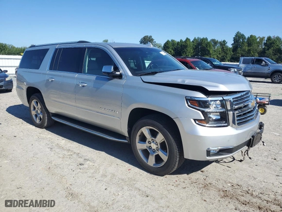 2017 Chevrolet Suburban Premier with VIN 1GNSCJKC8HR232986, listed as a Copart auction lot 70196684 with 89,834 mi miles and Salvage Title. Bid and sale history available at carsss.com. Image 4.