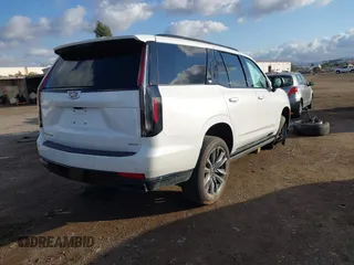 2023 Cadillac Escalade 4WD Sport with VIN 1GYS4FKL2PR239332, listed as a IAAI auction lot 41310578 with 39,836 mi miles and . Bid and sale history available at DreamBid. Image 4.