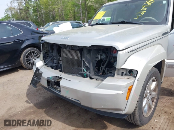 2008 Jeep Liberty Limited with VIN 1J8GN58K18W186569, listed as a IAAI auction lot 42109280 with 160,290 mi miles and . Bid and sale history available at carsss.com. Image 6.