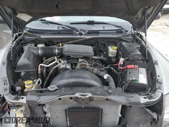 2005 Dodge Dakota SLT with VIN 1D7HE42KX5S287505, listed as a Copart auction lot 41743035 with 192,636 mi miles and Salvage Title. Bid and sale history available at carsss.com. Image 11.