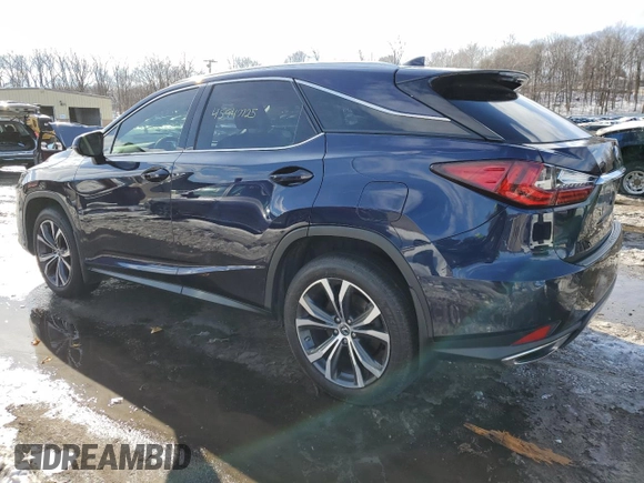 2022 Lexus RX with VIN 2T2HZMDA2NC324949, listed as a Copart auction lot 45947725 with 0 mi miles and Salvage Title. Bid and sale history available at carsss.com. Image 2.