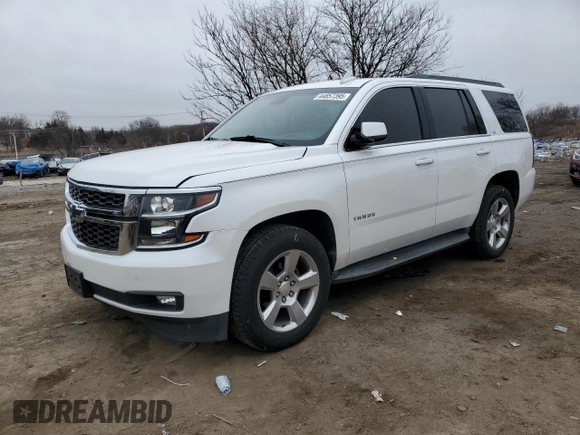 2017 Chevrolet Tahoe LT with VIN 1GNSKBKC7HR161997, listed as a Copart auction lot 44857395 with 142,345 mi miles and Salvage Title. Bid and sale history available at DreamBid. Image 1.