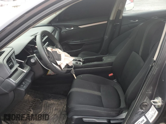 2017 Honda Civic EX with VIN 2HGFC2F88HH024789, listed as a Copart auction lot 50607845 with 106,199 mi miles and Salvage Title. Bid and sale history available at DreamBid. Image 7.