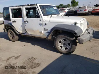 2018 Jeep Wrangler JK Unlimited Sport RHD with VIN 1C4BJWKG2JL832748, listed as a Copart auction lot 65962104 with 0 mi miles and Salvage Title. Bid and sale history available at carsss.com. Image 4.