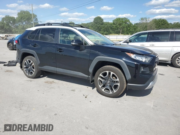2019 Toyota RAV4 Adventure with VIN 2T3J1RFV6KC001694, listed as a Copart auction lot 58218745 with 69,646 mi miles and Salvage title. Bid and sale history available at DreamBid. Image 4.