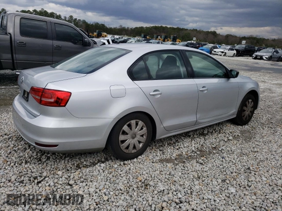 2015 Volkswagen Jetta Sedan 2.0L S with VIN 3VW2K7AJ9FM297243, listed as a Copart auction lot 47794315 with 196,694 mi miles and Salvage Title. Bid and sale history available at carsss.com. Image 3.
