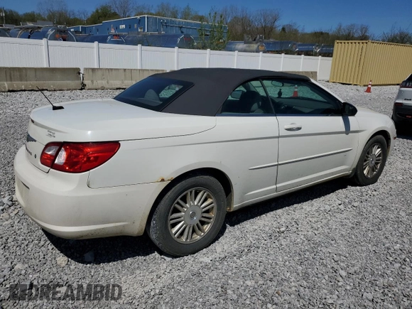 2008 Chrysler Sebring LX with VIN 1C3LC45K48N226681, listed as a Copart auction lot 52765405 with 181,780 mi miles and Salvage Title. Bid and sale history available at carsss.com. Image 3.